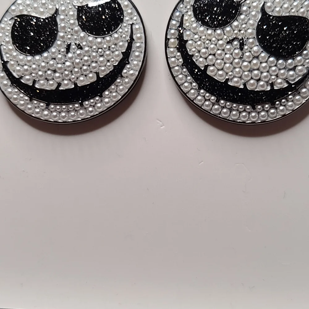 Disney Baublebar Nightmare Before Christmas Jack Skellington Earrings NIB - Picture 3 of 5